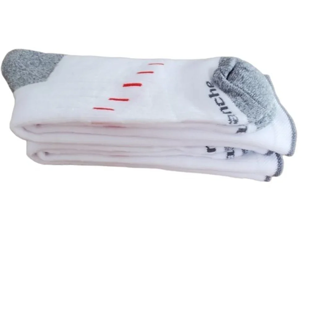 NWOT 2 Pair Avalanche Men's Socks White Grey
